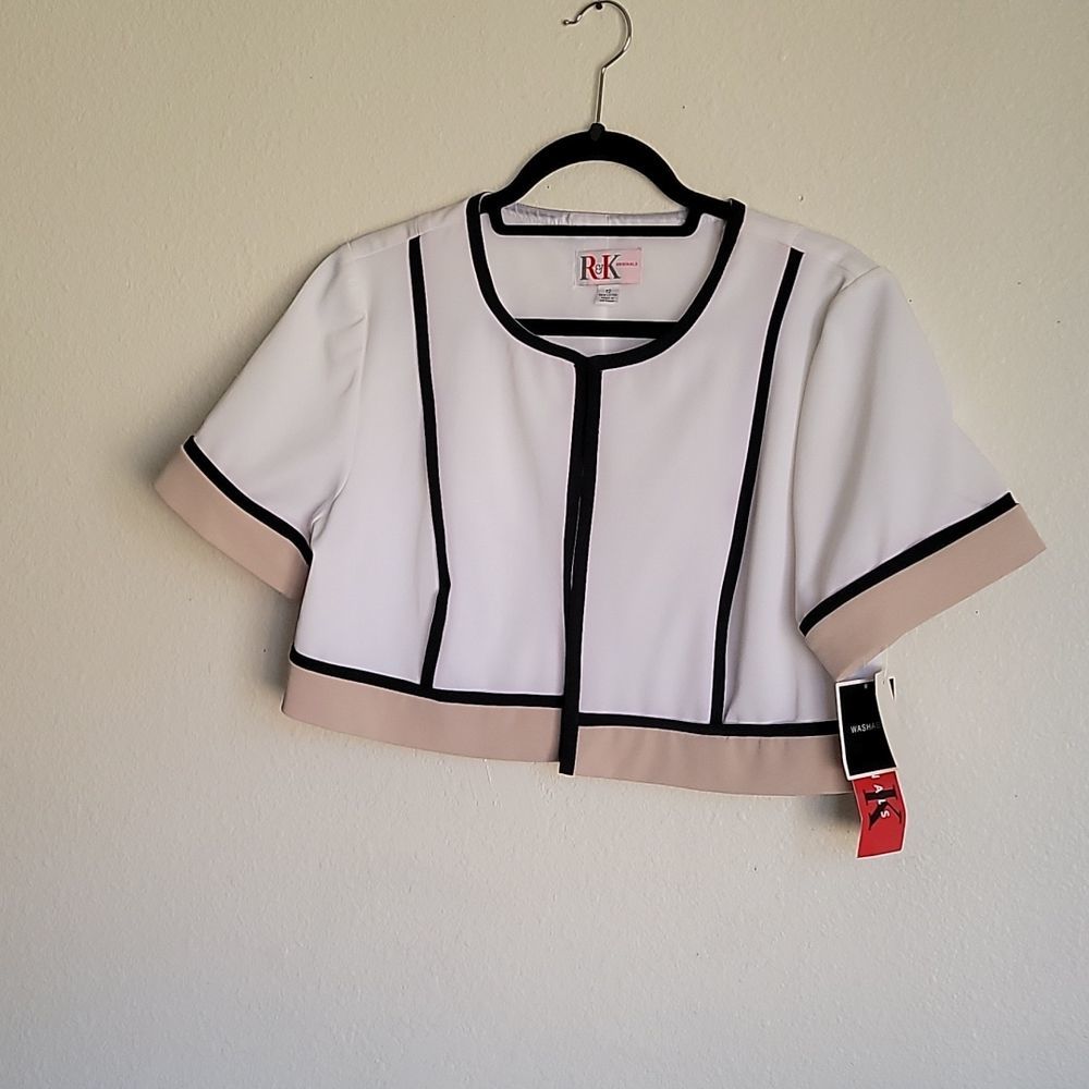 NWT R&K COVER dress size 12 black white